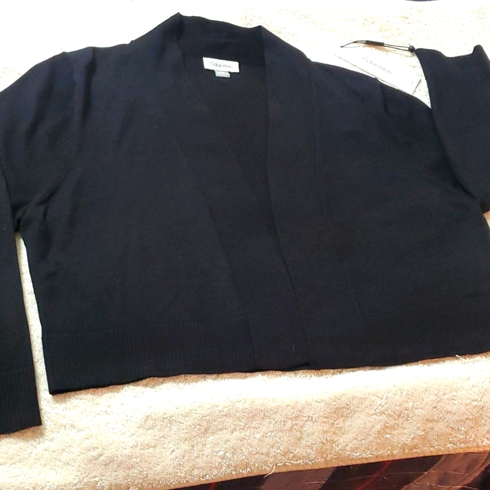 Calvin Klein black sweater / cardigan
